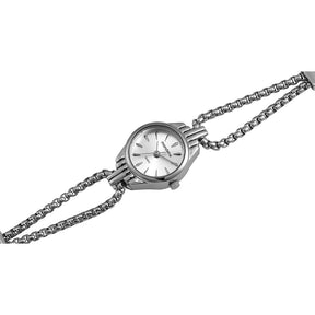 Relógio Feminino Mondaine Prata Aço Redondo Delicado