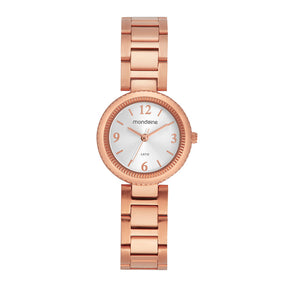 Kit Relógio Feminino Rosé com Pulseira